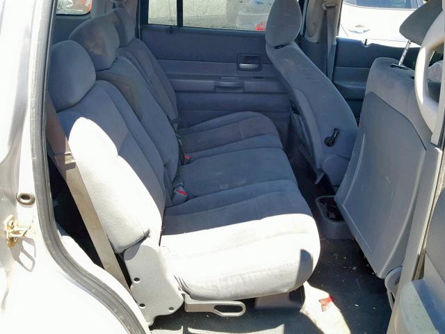 1D4HD48N96F154858 - 2006 DODGE DURANGO SL GRAY photo 6