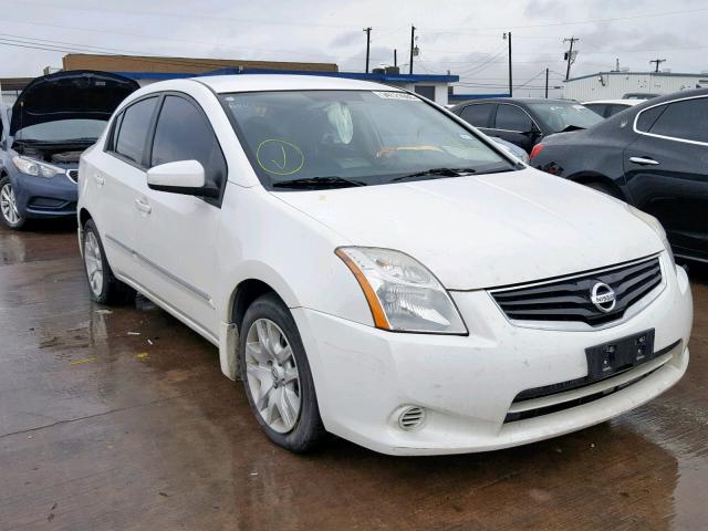 3N1AB6AP6CL779170 - 2012 NISSAN SENTRA 2.0 WHITE photo 1