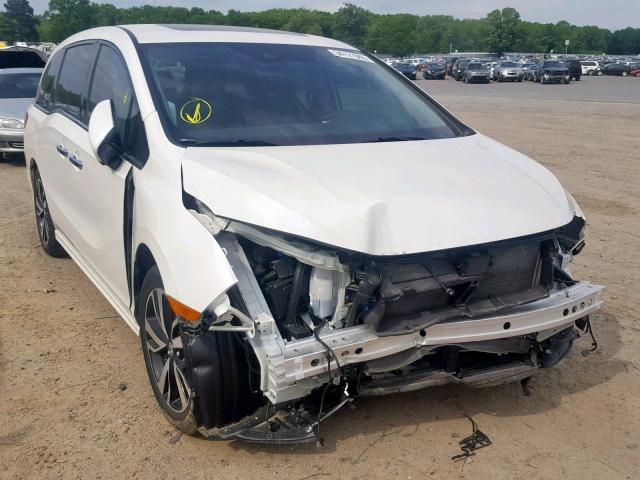 5FNRL6H9XJB050055 - 2018 HONDA ODYSSEY EL WHITE photo 1