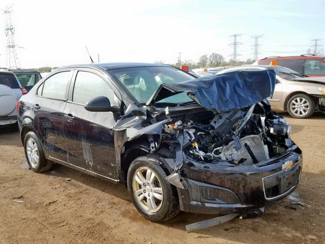 1G1JA5SH3C4194899 - 2012 CHEVROLET SONIC LS BLACK photo 1