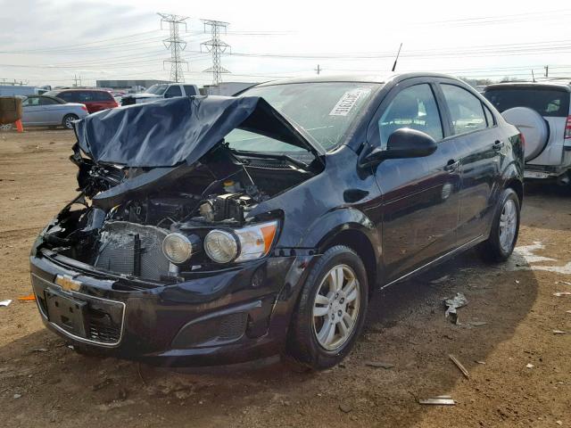 1G1JA5SH3C4194899 - 2012 CHEVROLET SONIC LS BLACK photo 2