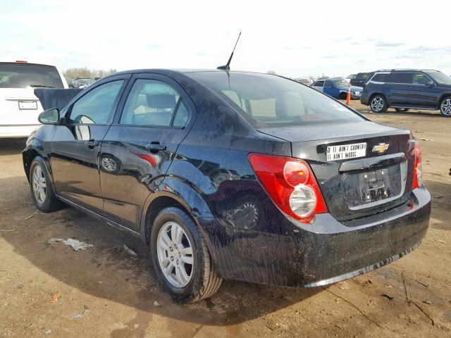 1G1JA5SH3C4194899 - 2012 CHEVROLET SONIC LS BLACK photo 3