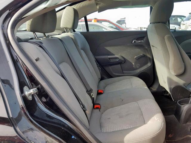 1G1JA5SH3C4194899 - 2012 CHEVROLET SONIC LS BLACK photo 6