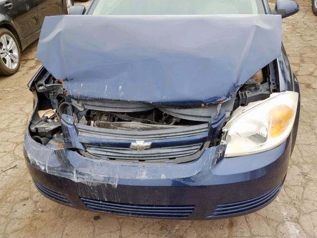 1G1AL18F287134210 - 2008 CHEVROLET COBALT LT BLUE photo 7