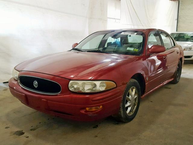 1G4HR54K83U221873 - 2003 BUICK LESABRE LI RED photo 2