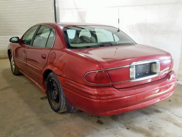 1G4HR54K83U221873 - 2003 BUICK LESABRE LI RED photo 3