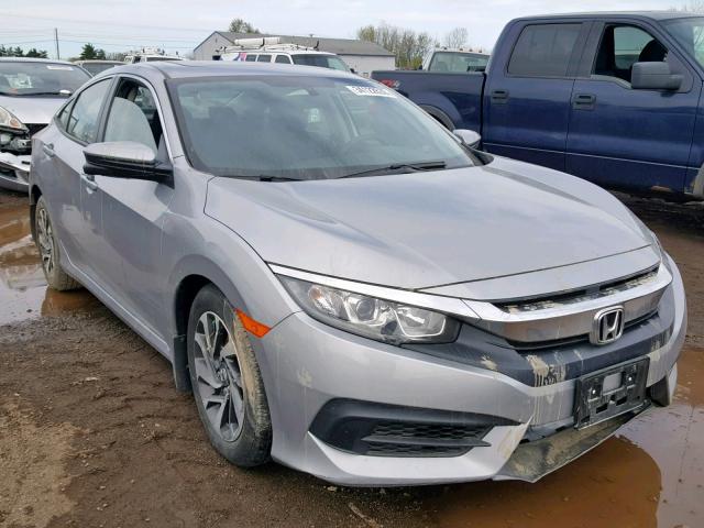 19XFC2F70HE030278 - 2017 HONDA CIVIC EX SILVER photo 1