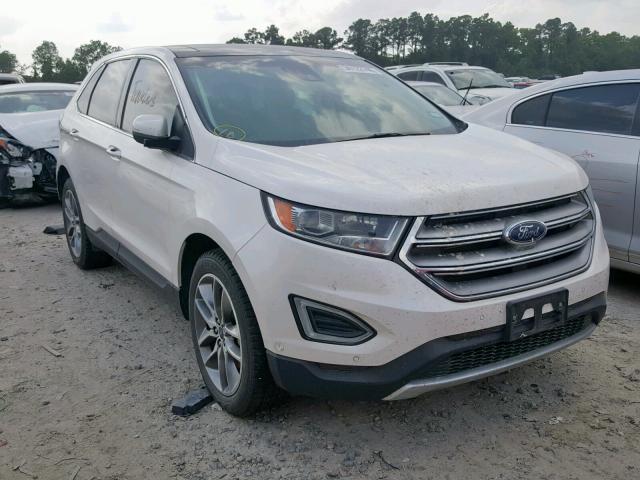 2FMPK3K80GBB78122 - 2016 FORD EDGE TITAN WHITE photo 1