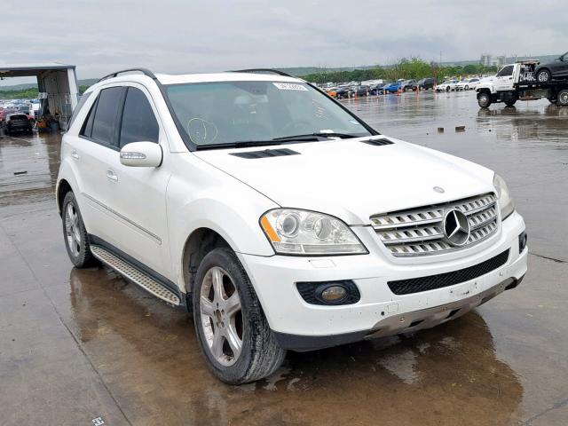 4JGBB86E58A391135 - 2008 MERCEDES-BENZ ML 350 WHITE photo 1