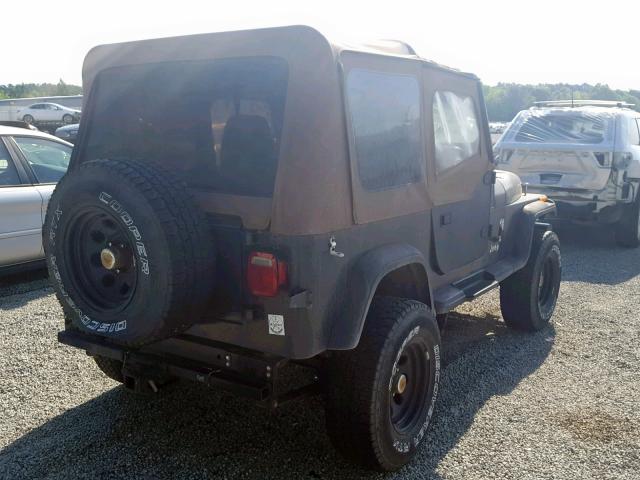 1J4FY19PXSP221831 - 1995 JEEP WRANGLER / BLACK photo 4