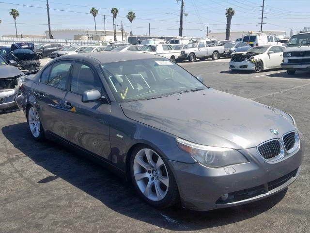 WBANB53556CP02842 - 2006 BMW 550 I GRAY photo 1