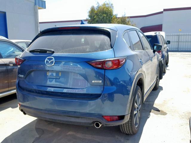 JM3KFACM5J1303306 - 2018 MAZDA CX-5 TOURI BLUE photo 4