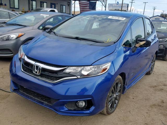 3HGGK5G63JM710204 - 2018 HONDA FIT SPORT ლურჯი ფოტო 2