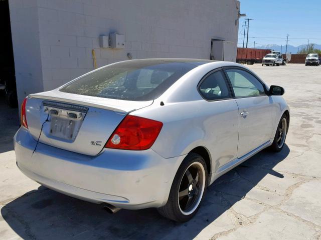 JTKDE177160088506 - 2006 TOYOTA SCION TC ვერცხლისფერი ფოტო 4