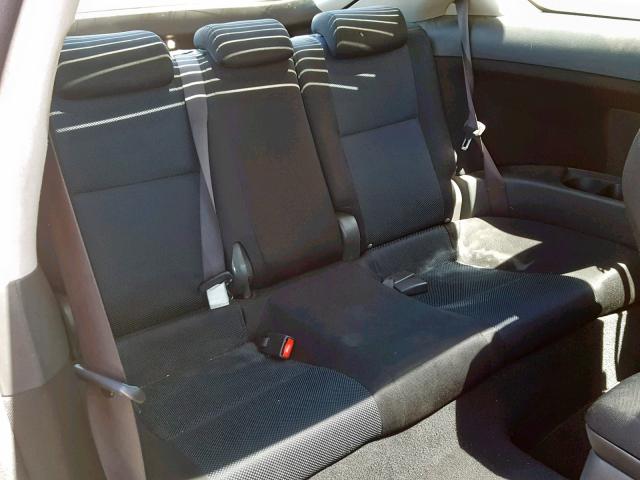 JTKDE177160088506 - 2006 TOYOTA SCION TC ვერცხლისფერი ფოტო 6