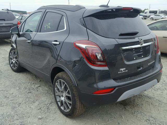 KL4CJ1SB2JB563775 - 2018 BUICK ENCORE SPO CHARCOAL photo 3