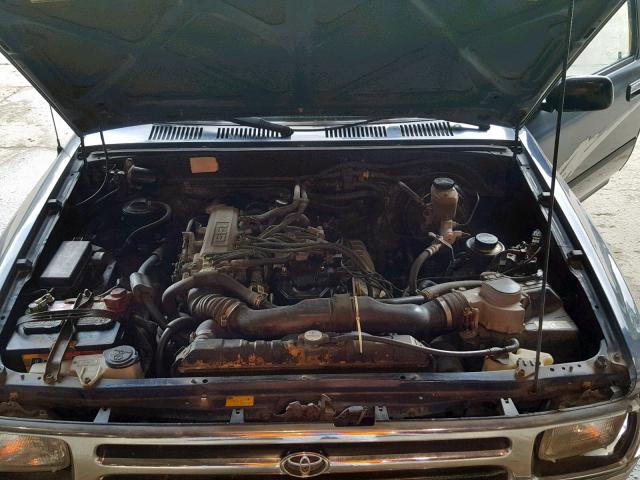 JT4RN93P1P5067970 - 1993 TOYOTA PICKUP 1/2 BLUE photo 7