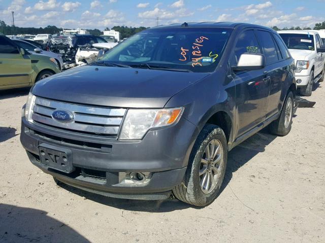 2FMDK3JC1ABB24084 - 2010 FORD EDGE SEL GRAY photo 2