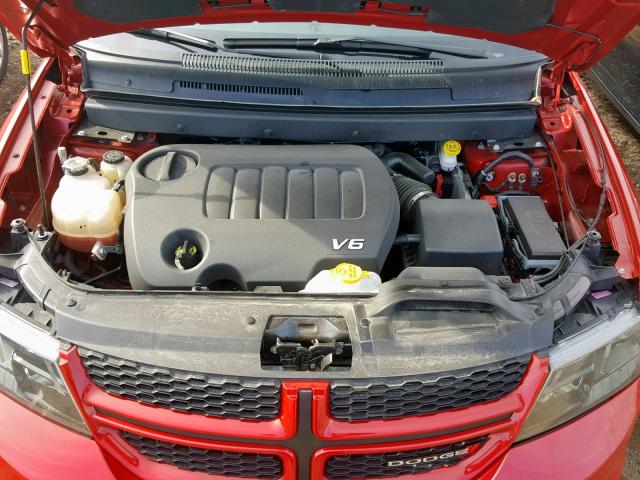 3C4PDDEG0GT154916 - 2016 DODGE JOURNEY R/ RED photo 7