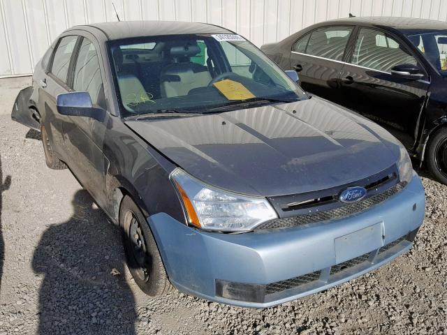 1FAHP34N68W300940 - 2008 FORD FOCUS S/SE GRAY photo 1