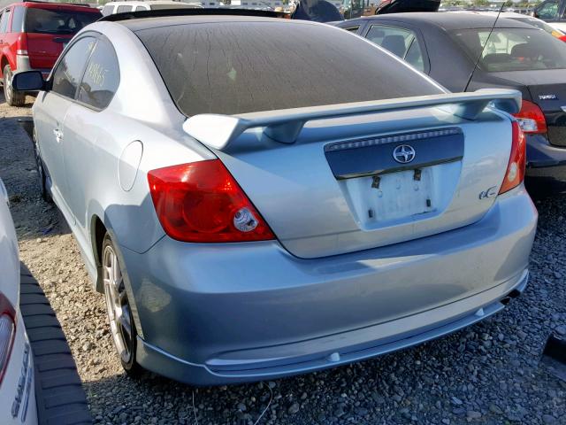 JTKDE177060093261 - 2006 TOYOTA SCION TC ლურჯი ფოტო 3