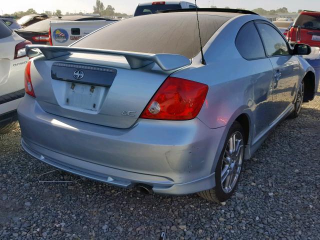 JTKDE177060093261 - 2006 TOYOTA SCION TC ლურჯი ფოტო 4