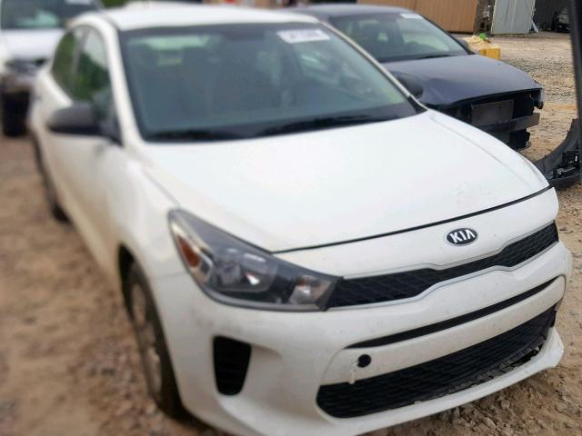 3KPA24AB3JE071868 - 2018 KIA RIO LX WHITE photo 1