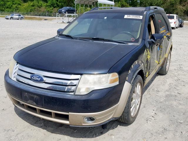 1FMDK07W98GA09591 - 2008 FORD TAURUS X E BLACK photo 2