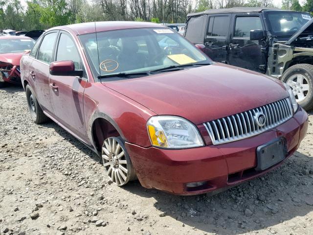 1MEHM43117G608418 - 2007 MERCURY MONTEGO PR მუქწითელი ფოტო 1