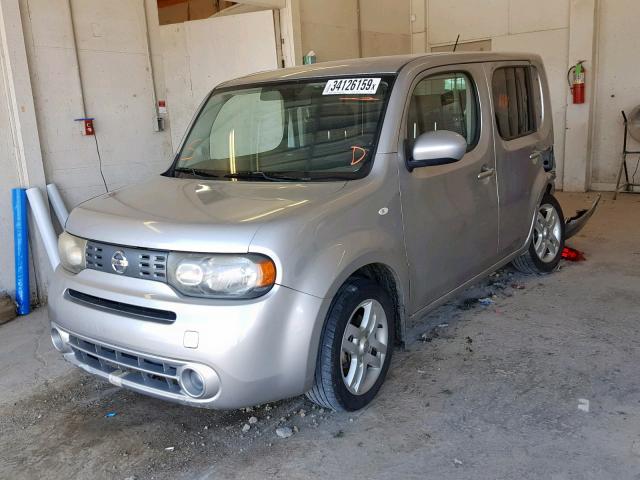 JN8AZ2KR4AT170836 - 2010 NISSAN CUBE BASE SILVER photo 2