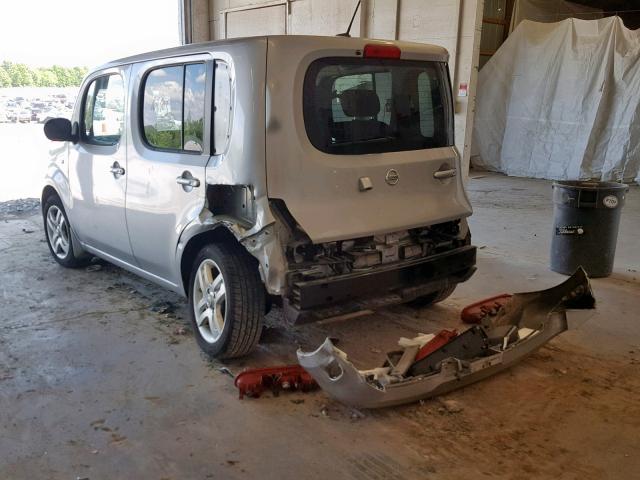 JN8AZ2KR4AT170836 - 2010 NISSAN CUBE BASE SILVER photo 3