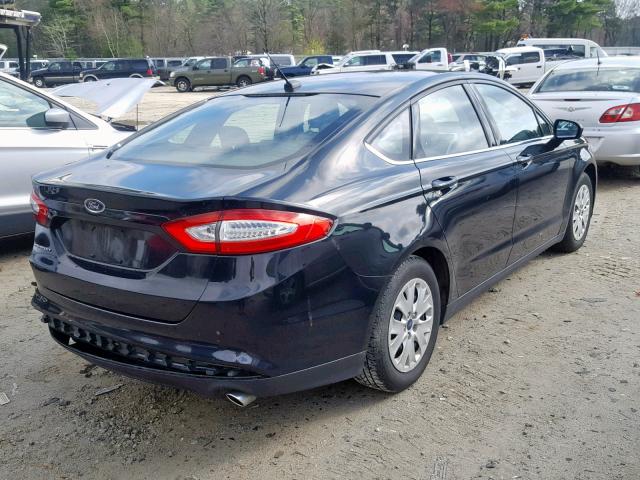 1FA6P0G74E5383000 - 2014 FORD FUSION S BLACK photo 4