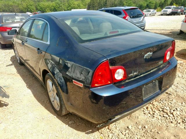 1G1ZA5EU5BF343392 - 2011 CHEVROLET MALIBU LS BLUE photo 3