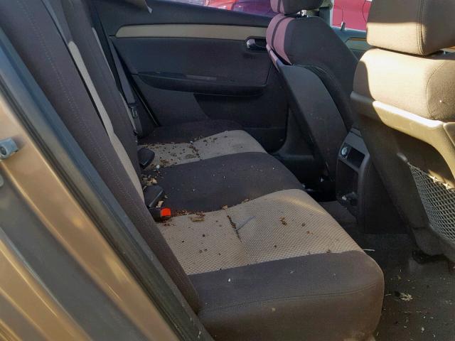 1G1ZH57B58F173342 - 2008 CHEVROLET MALIBU 1LT 米色 照片 6