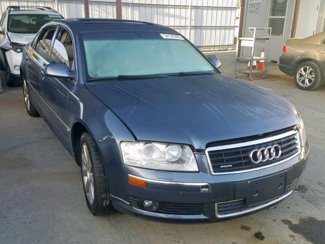 WAUML44E25N009568 - 2005 AUDI A8 L QUATT GRAY photo 1