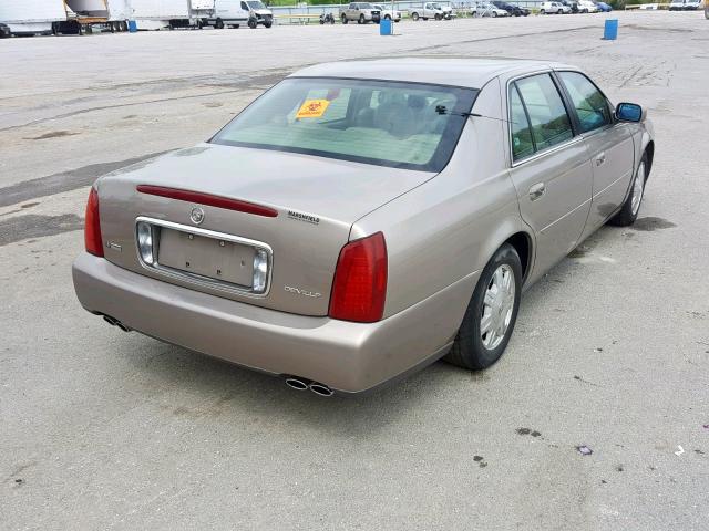 1G6KD54Y34U142922 - 2004 CADILLAC DEVILLE GOLD photo 4