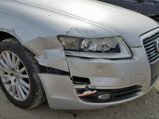 WAUDG74F36N023947 - 2006 AUDI A6 3.2 QUA SILVER photo 10