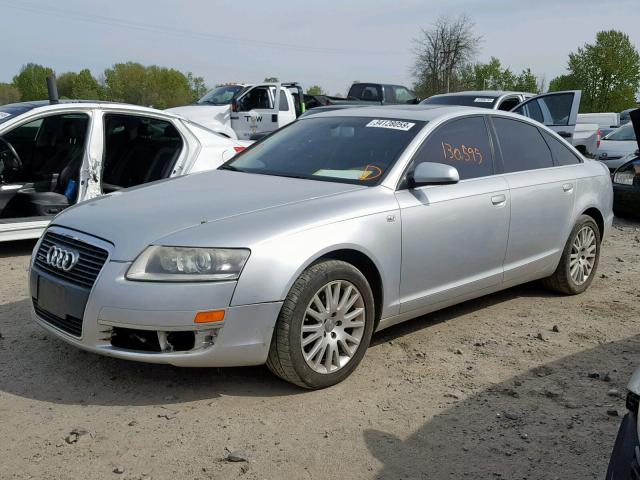 WAUDG74F36N023947 - 2006 AUDI A6 3.2 QUA SILVER photo 2