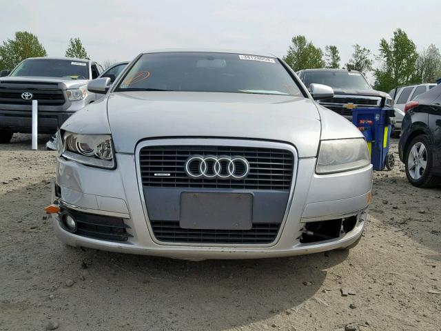 WAUDG74F36N023947 - 2006 AUDI A6 3.2 QUA SILVER photo 9