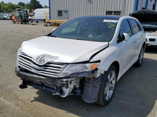 4T3BK3BB1BU045790 - 2011 TOYOTA VENZA WHITE photo 2