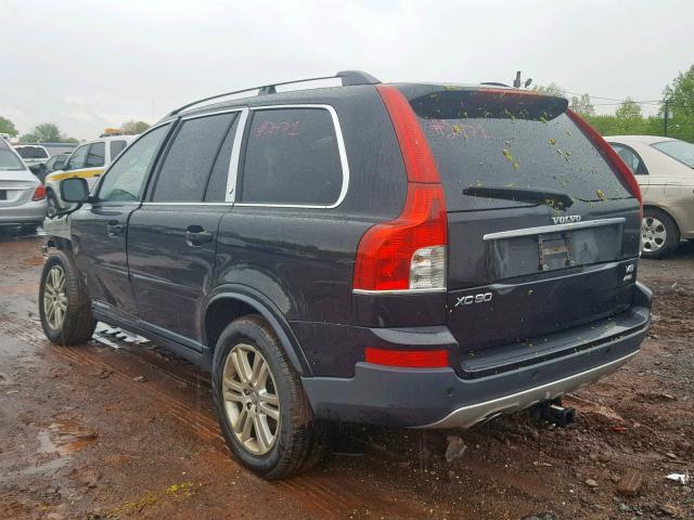 YV4CZ852881462420 - 2008 VOLVO XC90 V8 BLACK photo 3