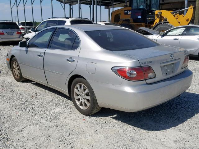 JTHBF30G620048366 - 2002 LEXUS ES 300 SILVER photo 3