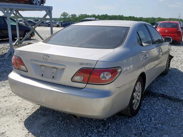 JTHBF30G620048366 - 2002 LEXUS ES 300 SILVER photo 4