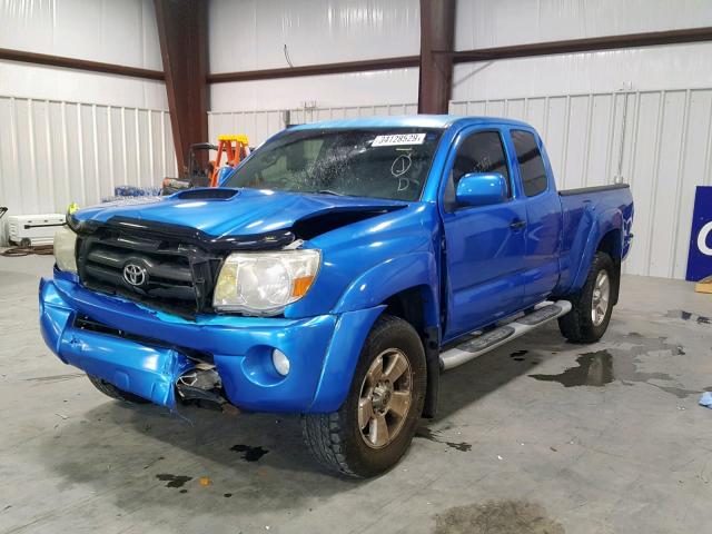 5TETU62N88Z515420 - 2008 TOYOTA TACOMA PRE BLUE photo 2