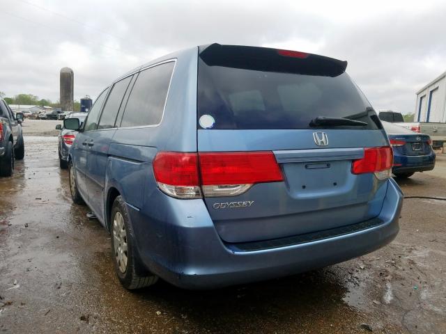 5FNRL3H2XAB005117 - 2010 HONDA ODYSSEY LX  photo 3