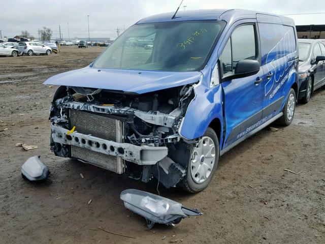 NM0LS7E77E1157125 - 2014 FORD TRANSIT CO BLUE photo 2