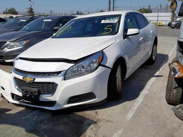 1G11C5SAXGU146948 - 2016 CHEVROLET MALIBU LIM WHITE photo 2