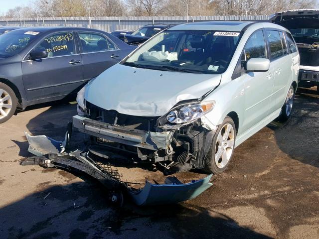 JM1CR293570154368 - 2007 MAZDA 5 SILVER photo 2