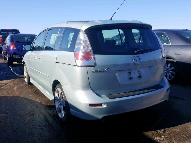 JM1CR293570154368 - 2007 MAZDA 5 SILVER photo 3