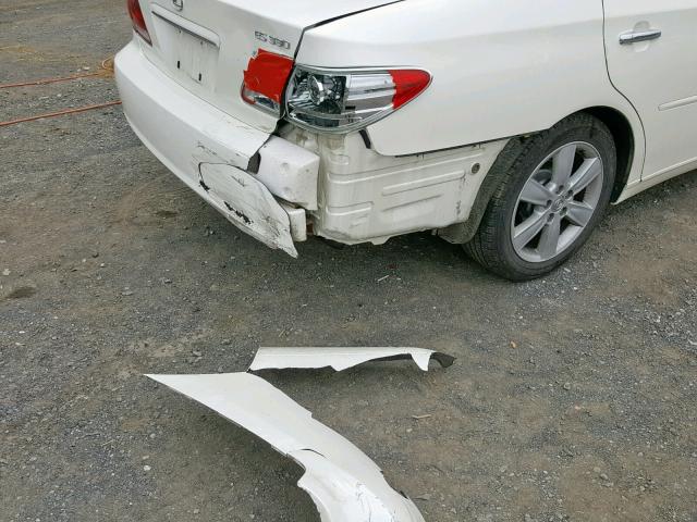 JTHBA30GX65170929 - 2006 LEXUS ES 330 WHITE photo 9